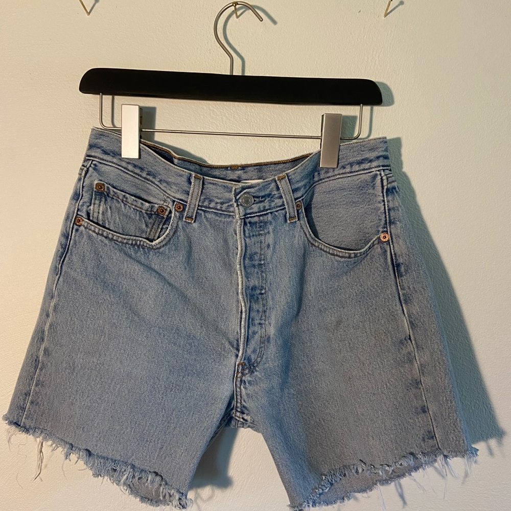 Vintage Levi unisex cut off jean shorts